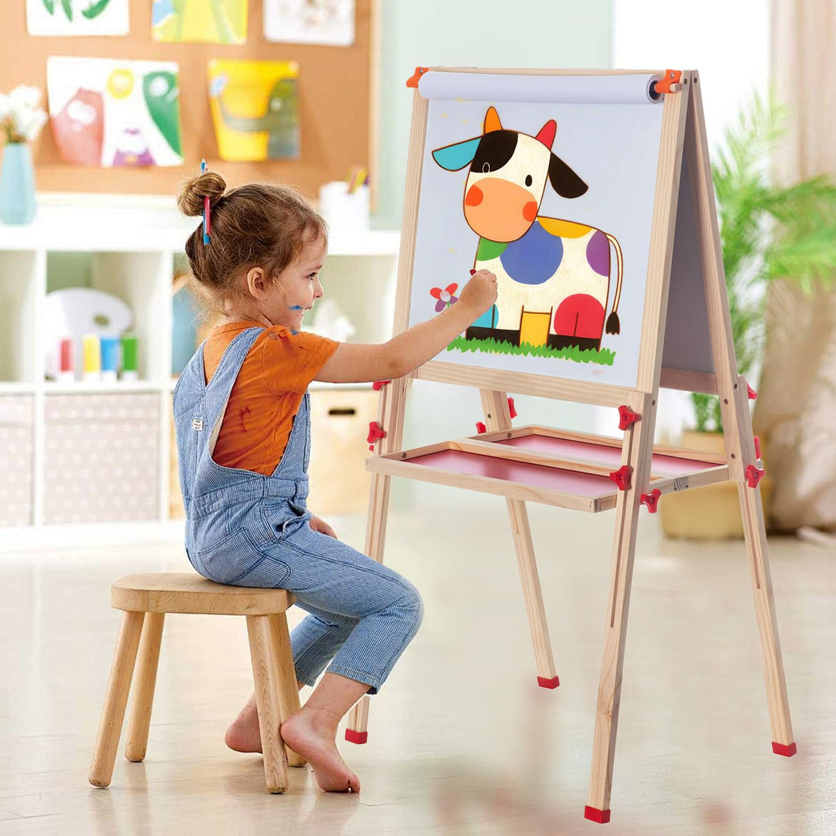 SketchNest foldable outdoor easel - easy to transport for art on the go.