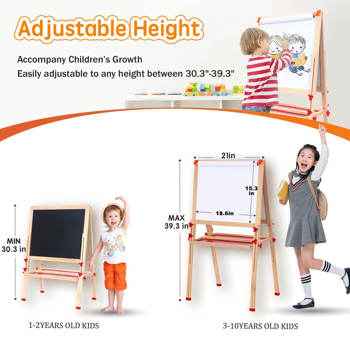 SketchNest quick-fold paper-roll easel - ready for on-the-go creativity.