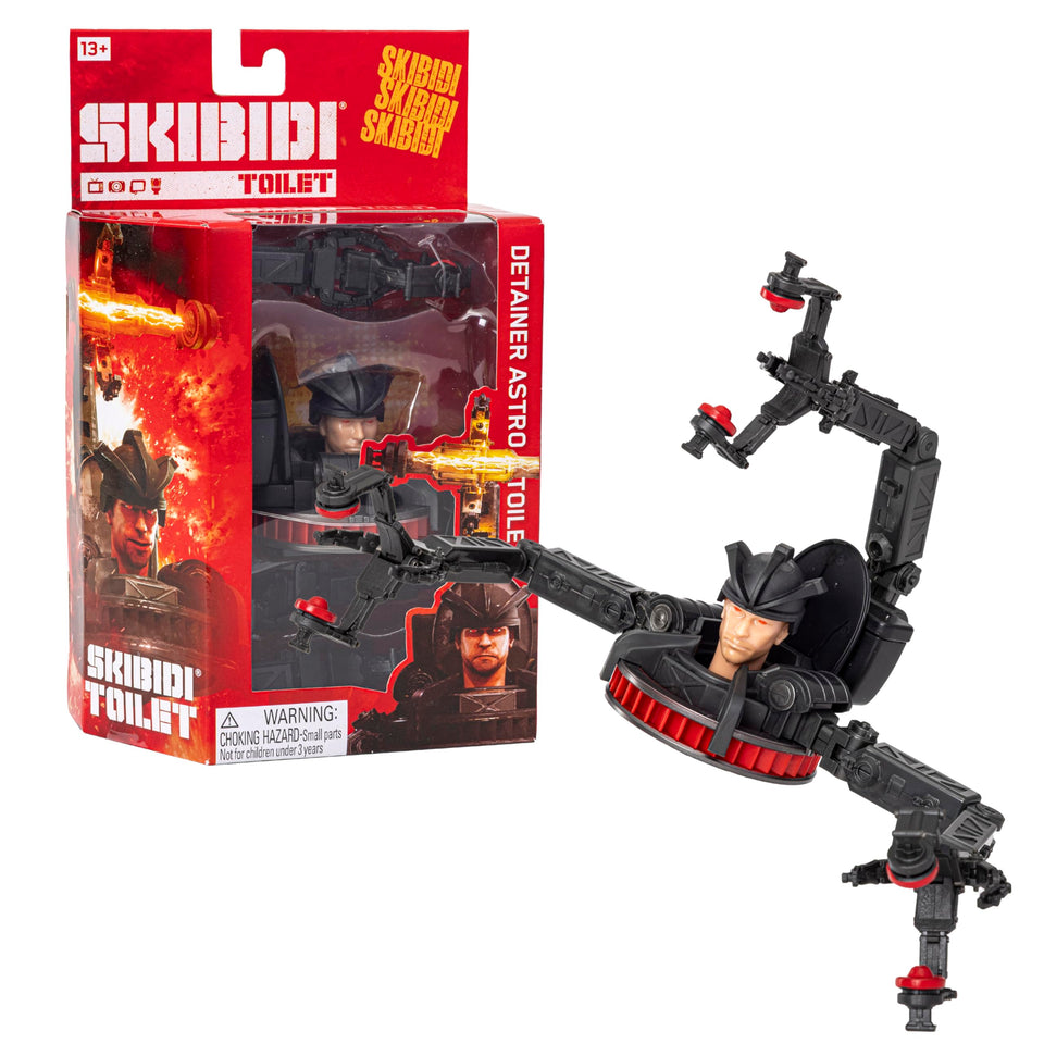 Skibidi Toilet Deluxe Figure Series 2 box front for display and collection