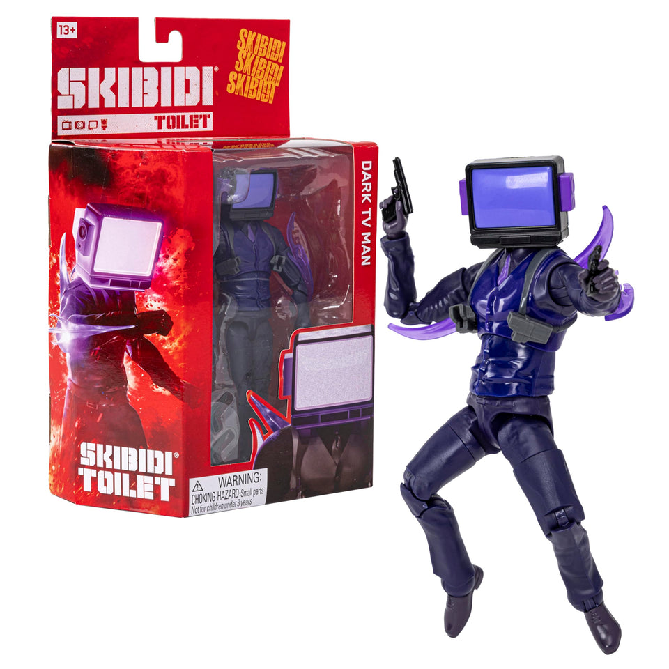 Skibidi Toilet Deluxe Series 2 front view figure, ideal for display and casual posing