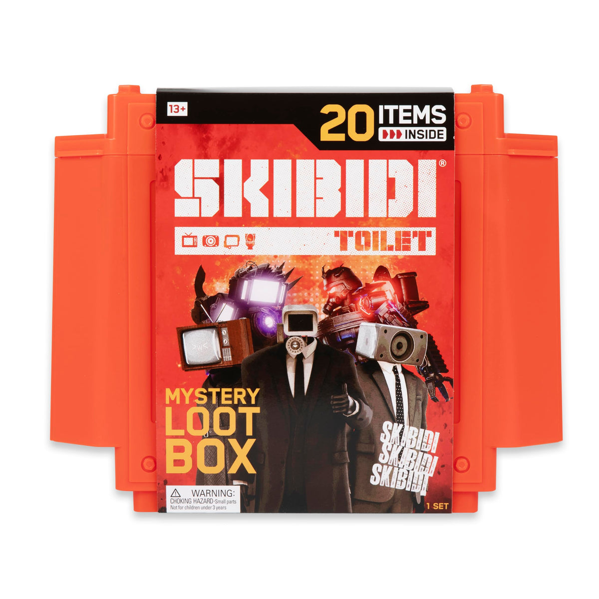 Skibidi Toilet mini figures for imaginative play and display.