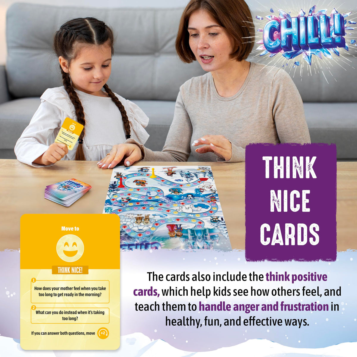 SkillEase CHILL empathy cards promote understanding in social situations