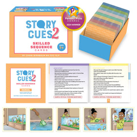 SkillEase SKILLEASE Story Cues 2 cover, durable storytelling cards for therapy sessions