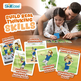 SkillEase SKILLEASE Story Cues 2 visual pictures, spark sequencing and comprehension