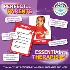 SkillEase includes speech therapy content to boost emotional language.