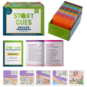 SkillEase Story Cues cards kit cover for engaging therapy sessions