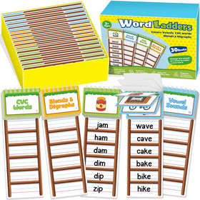 SkilLify Sight Words Flash Cards front cover with bright illustrations for early literacy engagement
