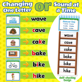 SkilLify Sight Words Flash Cards vowel-sounds section aids decoding and phonics