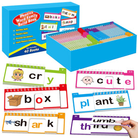SkilLify Word Family Build Book cover invites early readers to explore phonics in a playful way.