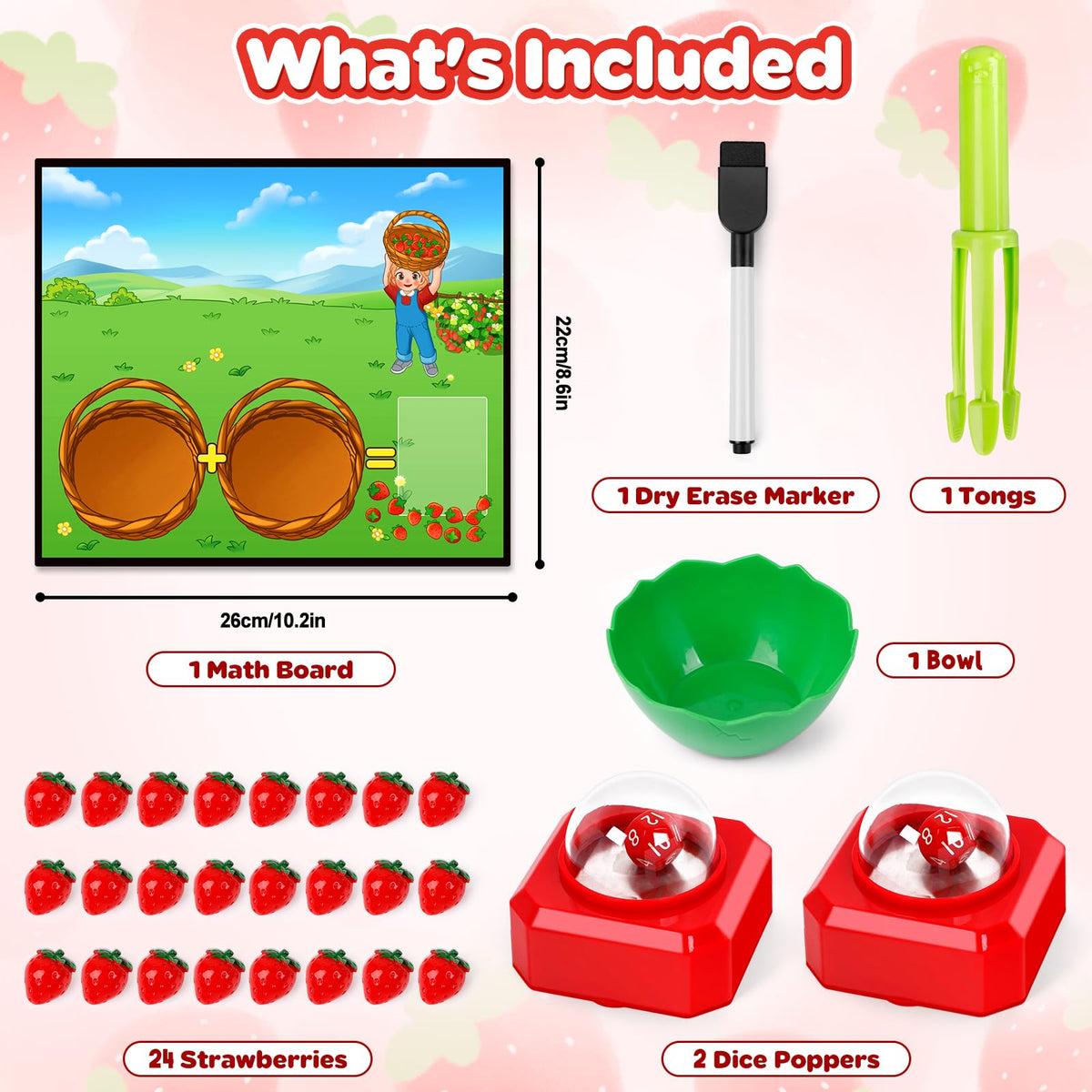 SkilLify bowl and tongs promote fine motor skills and sorting.