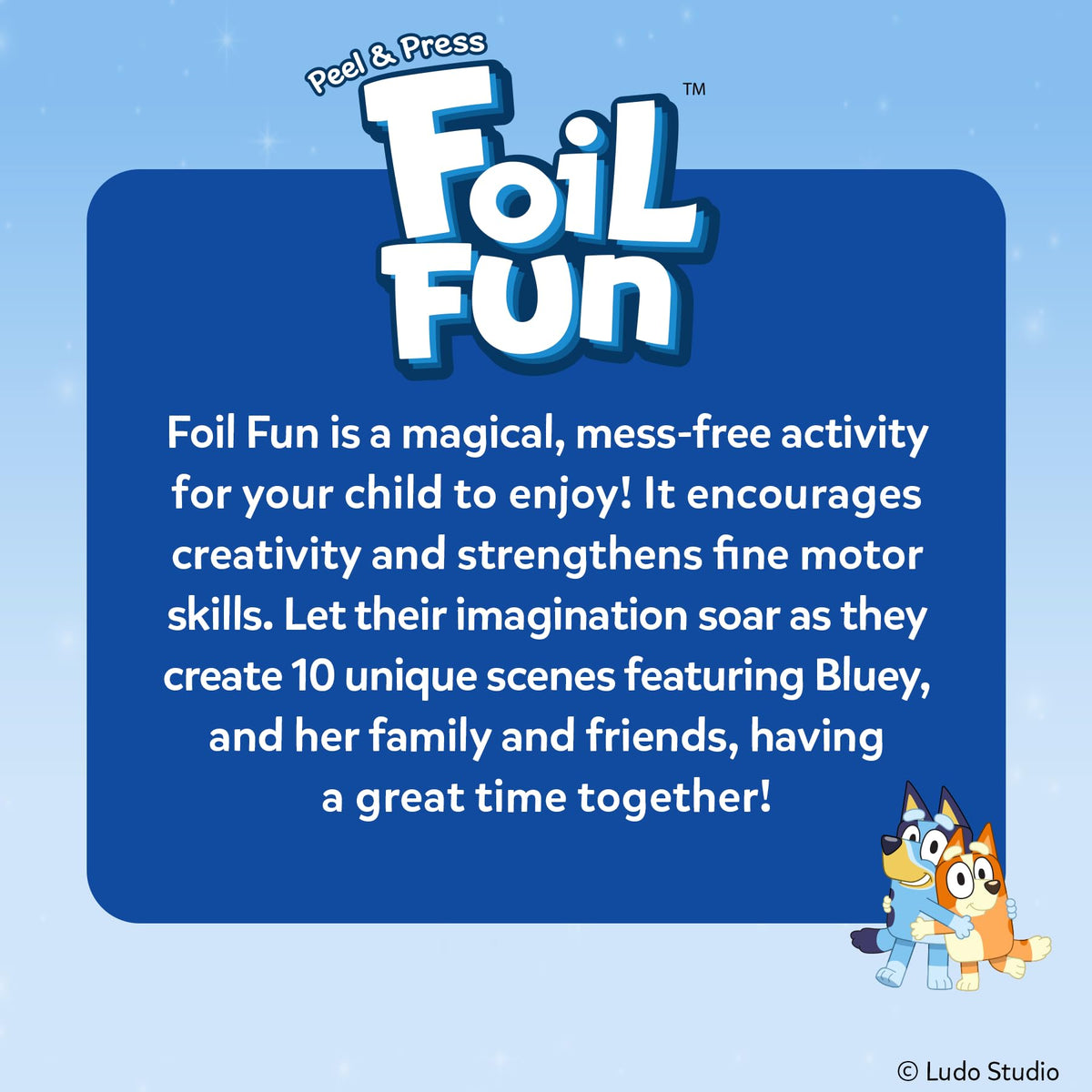 Skillmatics Bluey Foil Fun award-winning toy recognized for design