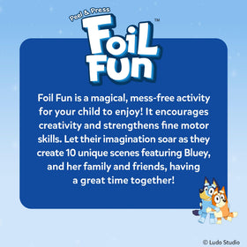 Skillmatics Bluey Foil Fun award-winning toy recognized for design