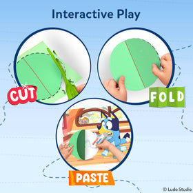 Skillmatics Bluey Folding and pasting activities enabling crafts.
