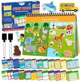 Skillmatics Busy Book cover featuring kid-friendly design for screen-free learning.