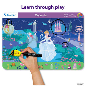 Skillmatics Disney Princess duster cloth for quick mat cleanups
