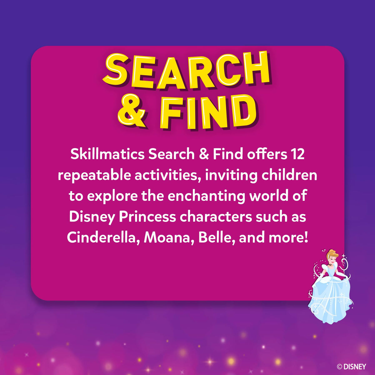 Skillmatics Disney Princess gift pack idea for holidays and birthdays
