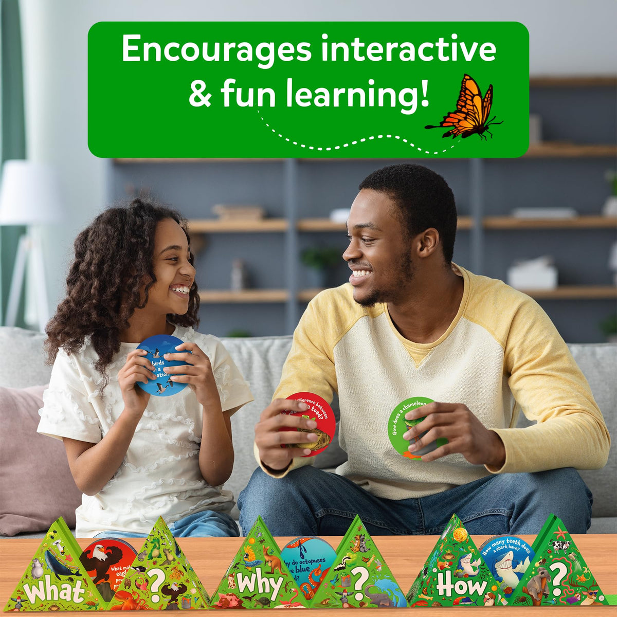 Skillmatics adaptation and behavior visuals encourage discussion.