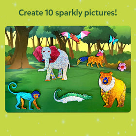 Skillmatics Foil Fun Animals picture canvases: ready-to-decorate scenes invite quick creativity.