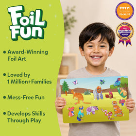 Skillmatics Foil Fun Animals stickers: colorful, tactile accents spark imaginative craft sessions.