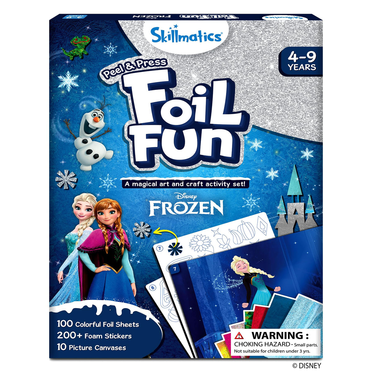 Skillmatics Foil Fun Disney Frozen sticker set for colorful frozen scenes