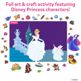 Skillmatics Foil Fun Disney Princess googly eyes add personality to crafts.