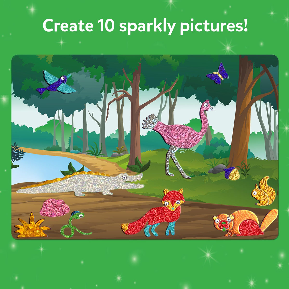 Skillmatics Foil Fun foil-sheets pack adds bright metallic sheets for quick art.