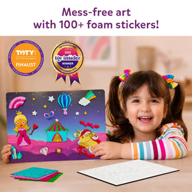 Skillmatics Foil Fun googly eyes adding character to crafts