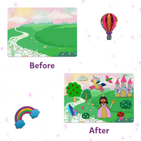 Skillmatics Foil Fun no-mess design keeping surfaces clean during crafting