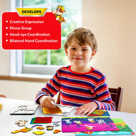 Skillmatics Foil Fun picture canvases featuring PAW Patrol scenes