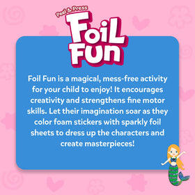 Skillmatics Foil Fun supports fine motor skills and hand-eye coordination development.