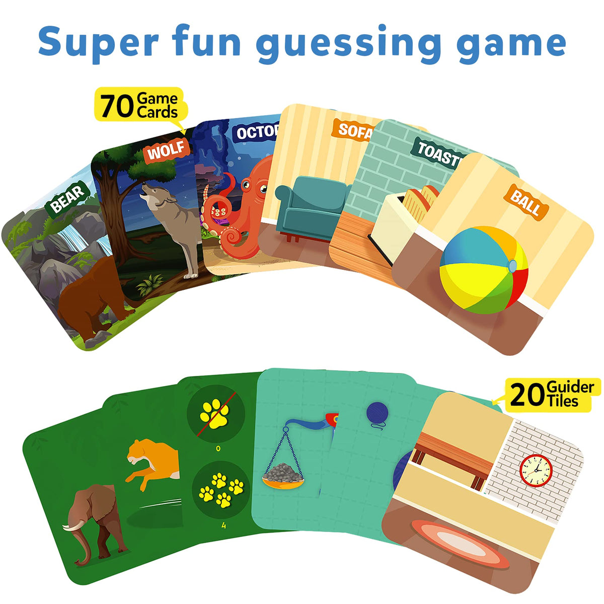 Skillmatics Guess in 10 Junior Inside My House cards for curious home exploration