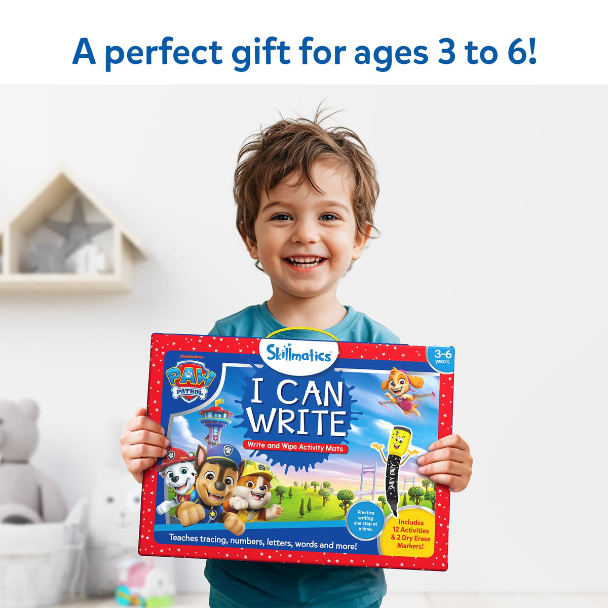 Skillmatics I Can Write PAW Patrol mats color activities support color recognition
