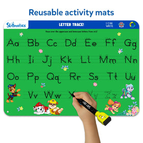 Skillmatics I Can Write PAW Patrol tracing letters mat supports early literacy through fun sessions