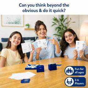 Skillmatics It Can't Be! game components designed for quick, easy family setup