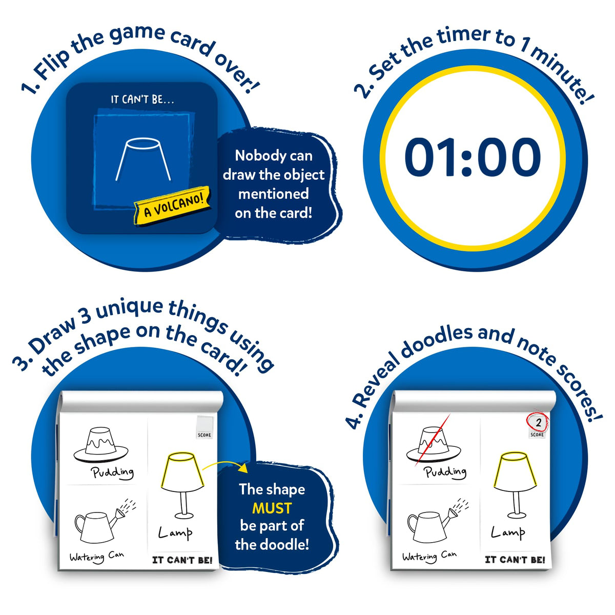 Skillmatics It Can't Be! instruction manual guides easy setup and play