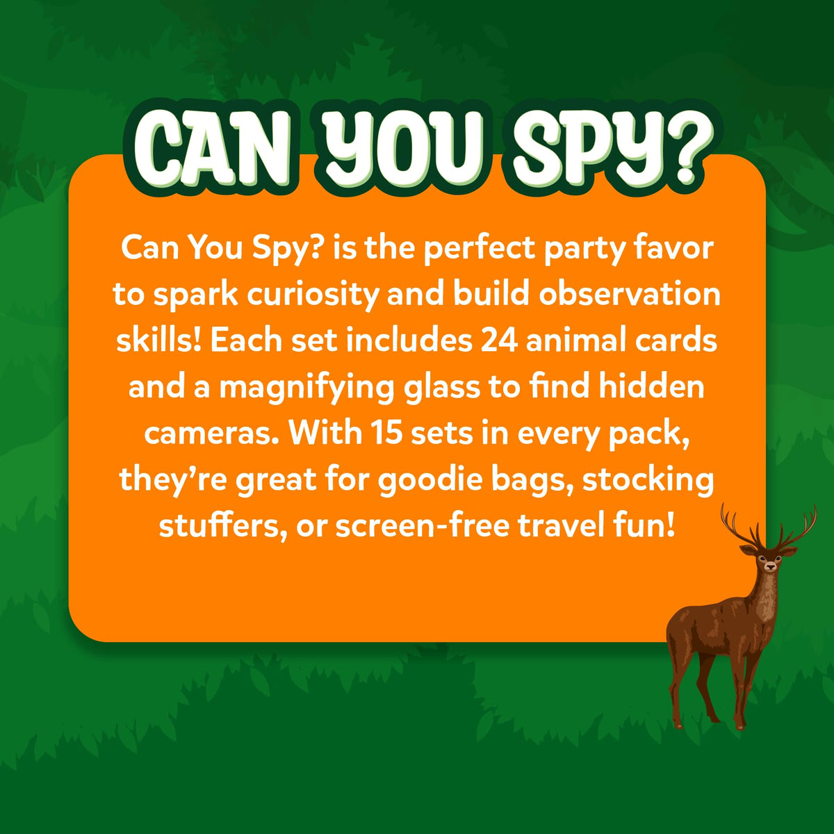 Easy-to-learn Can You Spy game by Skillmatics for quick family play setups.