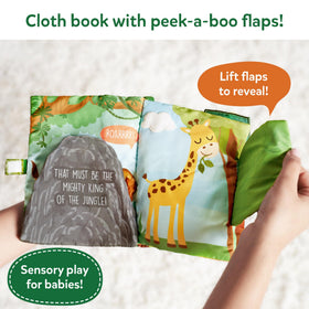 Skillmatics Peek-A-Boo Jungle Book flaps revealing hidden animals for exploration