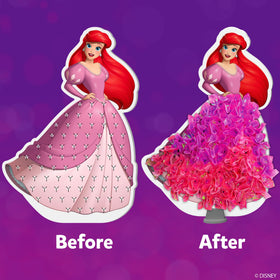 Skillmatics Poke-in Art completed princess display adds Disney magic to room.