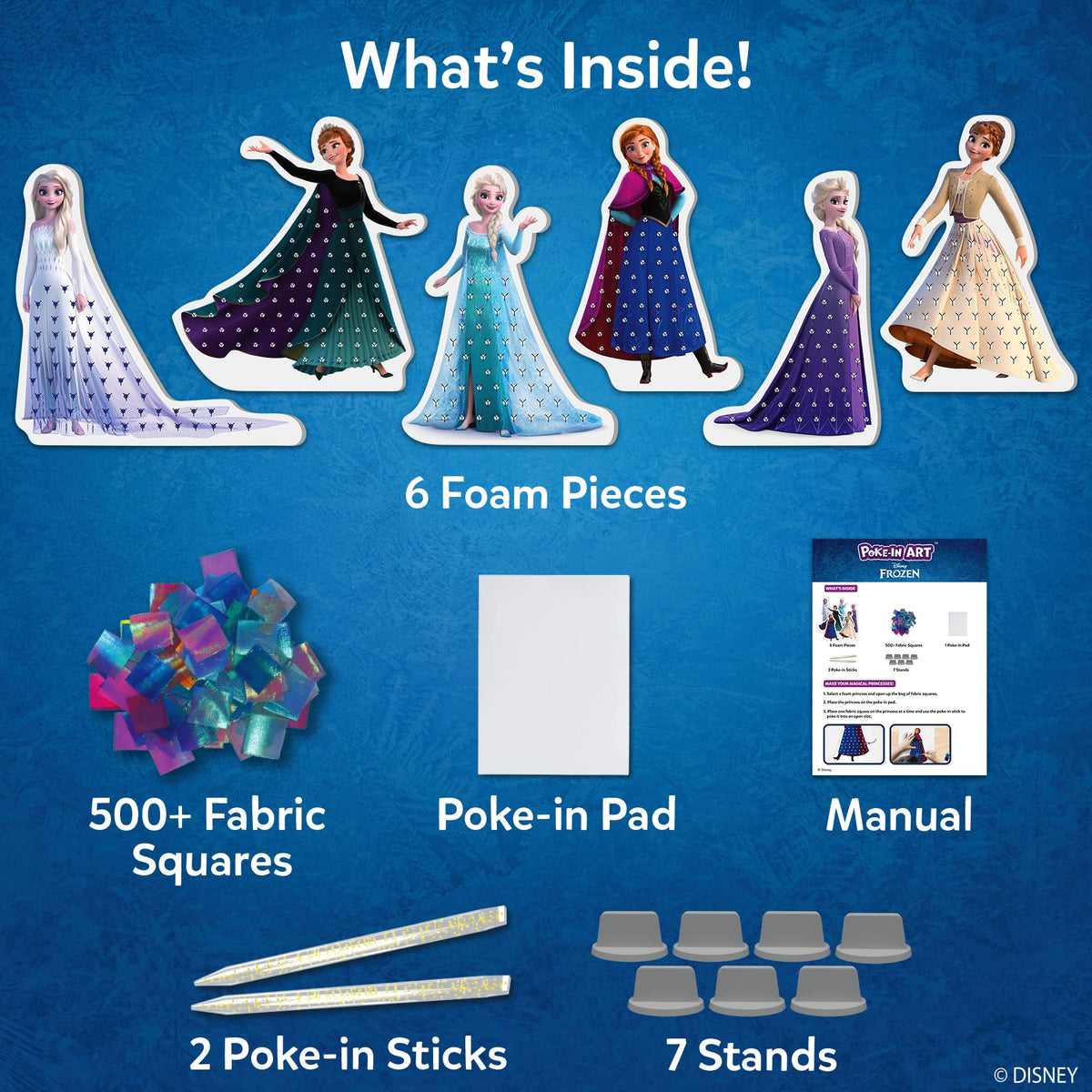 Skillmatics Poke-in Art fabric squares highlight tactile textures for creative play.