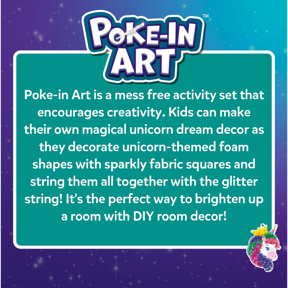 Skillmatics Poke-in Art DIY room decor assembly for personalizing a kids’ space.