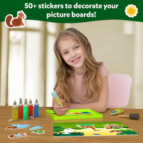 Skillmatics Sand Art Kit magical rainbow pen adds finishing flair