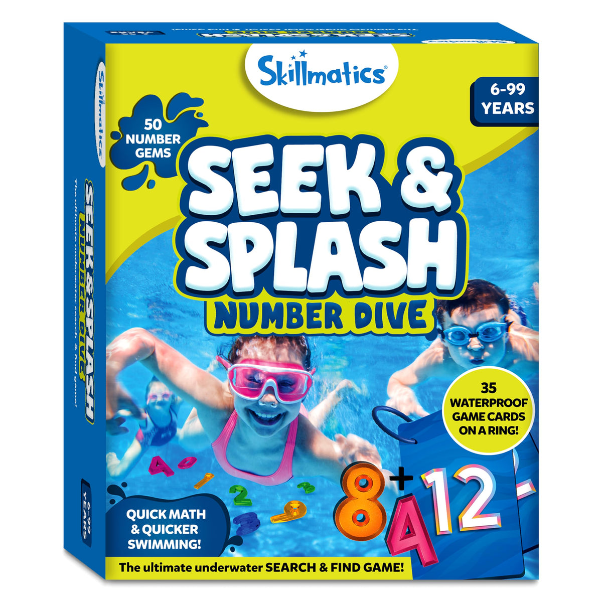 Skillmatics Seek & Splash travel-ready pack for poolside fun.