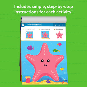 Vibrant cutting patterns stimulate imagination and fine motor skills.