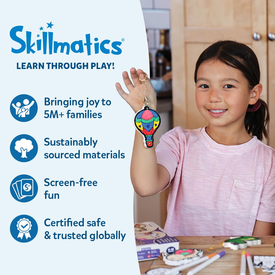 Skillmatics Sun Paper Art Kit finished artwork display for sharing.
