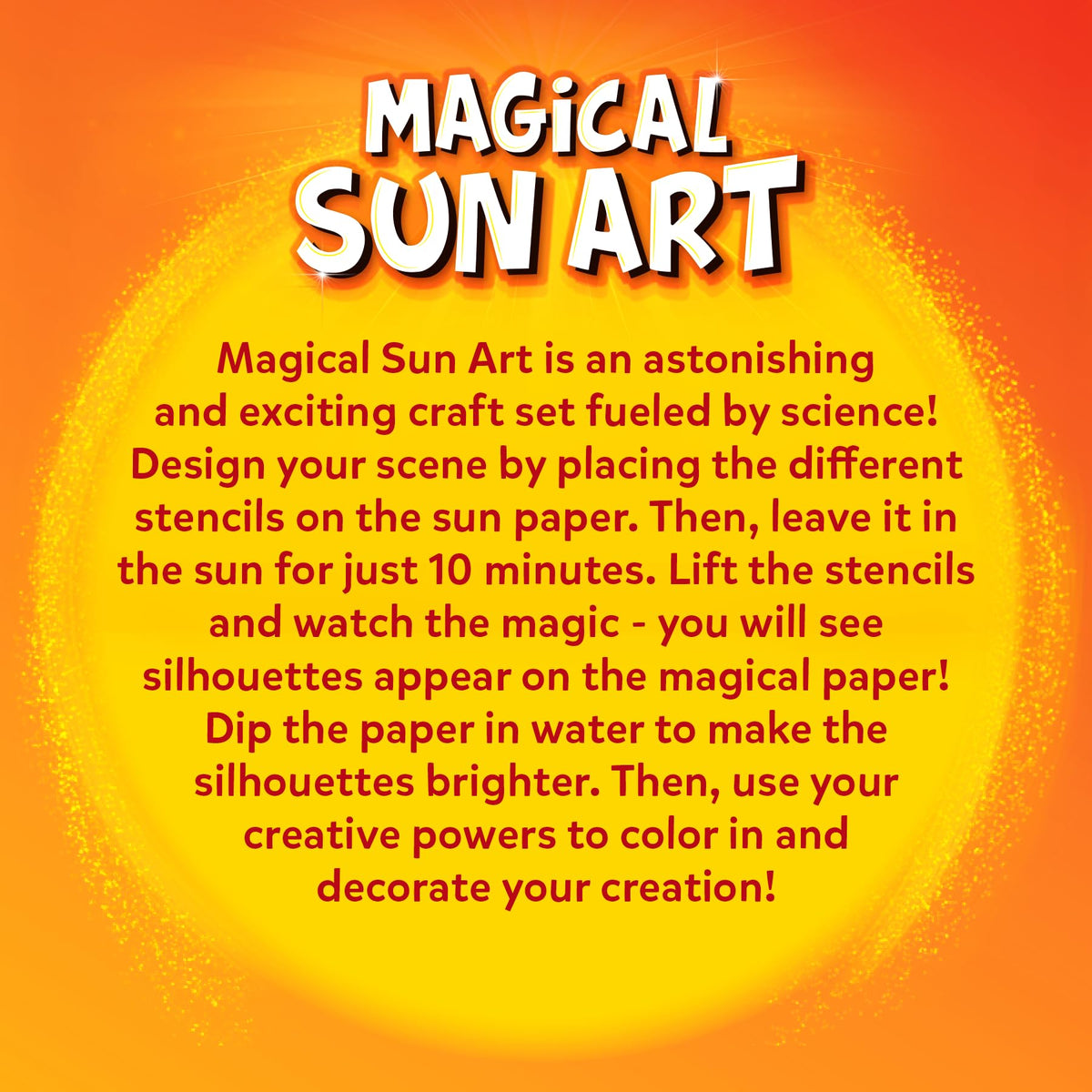 Skillmatics Sun Paper Art Kit indoor screen-free fun for creative exploration.