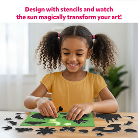 Skillmatics Sun Paper Art Kit markers decorate whimsical scenes