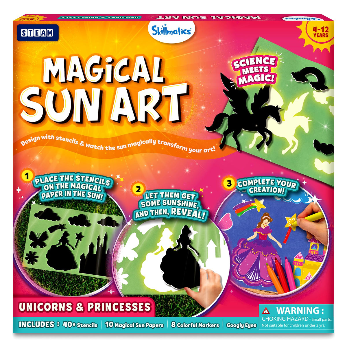 Skillmatics Sun Paper Art Kit setup for a sun-powered craft session