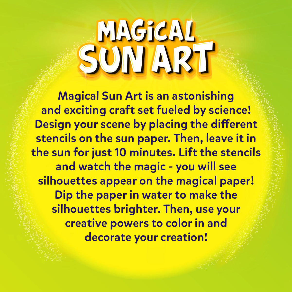 Skillmatics Sun Paper Art Kit offers stencil-library for varied scenes.