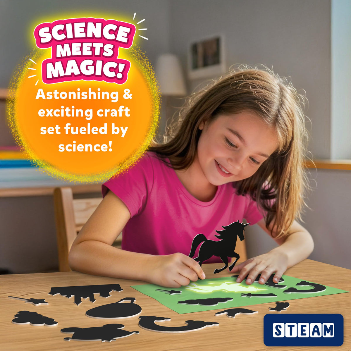 Skillmatics Sun Paper Art Kit stencils featuring unicorns and princesses ignite imagination