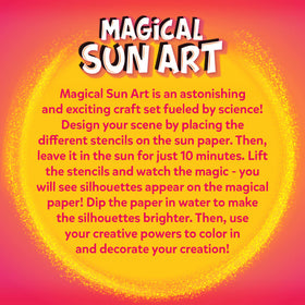 Skillmatics Sun Paper Art Kit unicorn princess scene comes alive